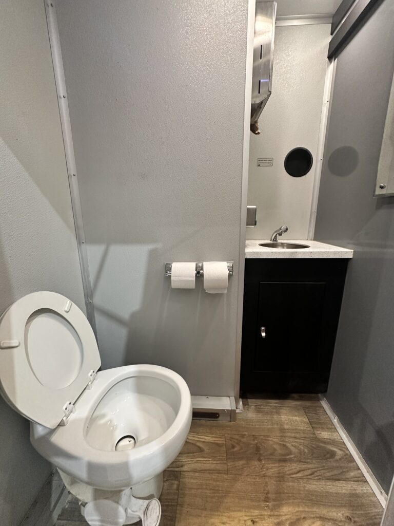 Restrooms Trailer Inside